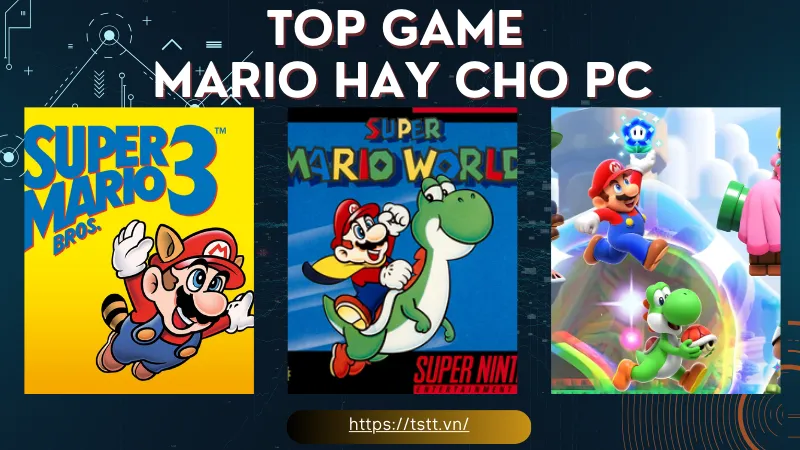 top game Mario hay cho pC